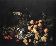 RUOPPOLO, Giovanni Battista Still life in a Landscape oil painting artist